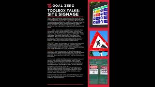Toolbox Talk Series: Site Signage