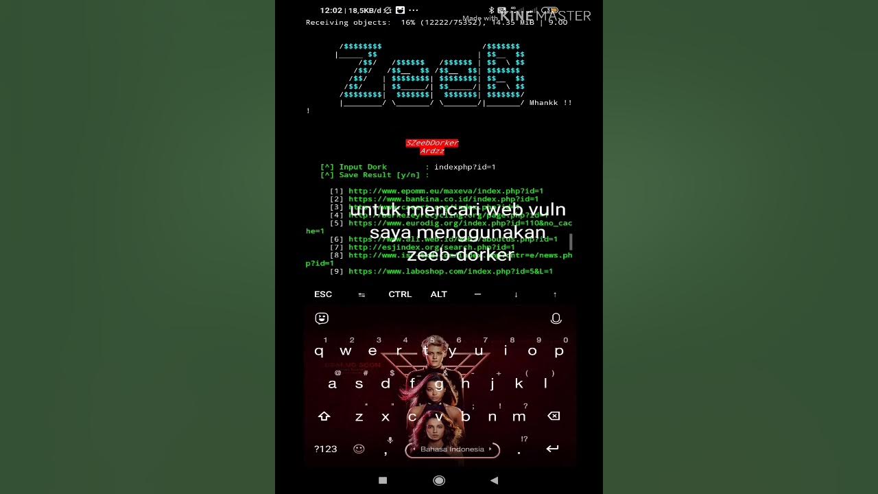 Demo sql injection di termux YouTube