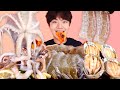 MUKBANG ASMRㅣFresh! Raw Seafood Octopus, Abalone, Shrimp, Sea squirt Eat🌊Korean 후니 Hoony Eatingsound