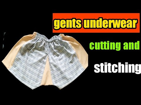 कच्छा सिलाई कैसे करे | gents underwear cutting | Gents underwear cutting and stitching