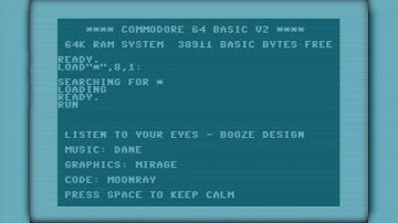 C64 Demo Intro Listen to your eyes. Booze Design !