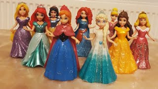 Relaxing Minutes Satisfying with Unboxing Charming Disney Princess Doll Set ASMR #keşfet