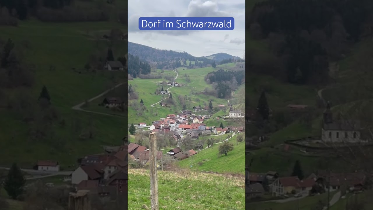 Schöne Dorf im Schwarzwald 
