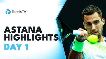 Djere, Van De Zandschulp & More In Action | Astana 2023 Highlights Day 1