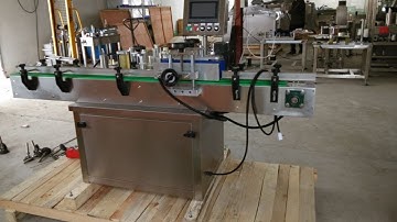 Vertical Labeler Round Bottle Labeling Machine Self Adhesive Label Applicator Fully auto labeller