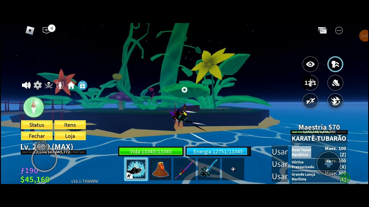 mostrado lugares que spanaw frutas no blox fruits