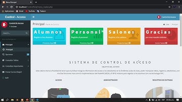 SISTEMA WEB DE CONTROL DE ACCESO con arduino, NFC y otras tecnologías