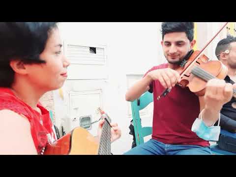 فيروز سهر الليالي كان الزمان و كان عزف جيتار عفاف Guitar عزف كمنجة ظافر Violon 