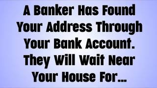 💸 A Banker Has Found Your Address Through Your Bank Account  They Will Wait Near Your House For