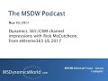 Msdw podcast dynamics 365crm channel impressions with rick mccutcheon from extreme365 us 2017