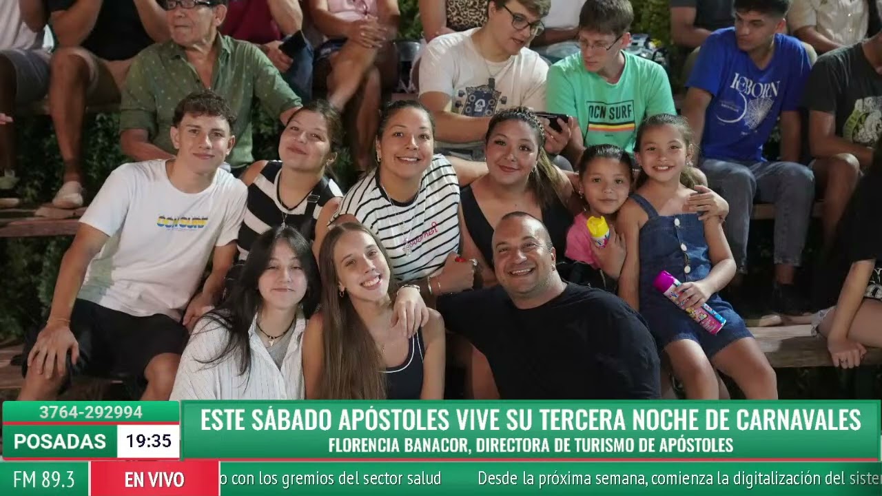 Este sábado Apóstoles vive su tercera noche de Carnavales - Florencia Banacor, dir. Turismo Apostole