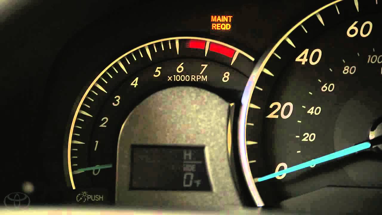 Camry How To Dashboard Warning Lights 20145 Toyota Camry - YouTube