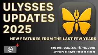 Ulysses Updates 2025 • GREAT NEW features from a top-notch writing tool on the Mac screenshot 5