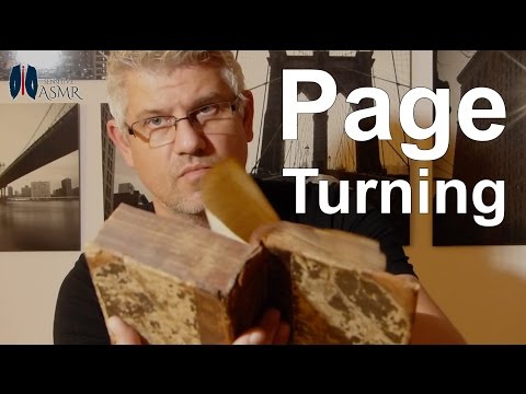 ASMR | Ancient Book Tapping And Page Turning | Super Crinkly Pages