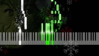 Jim Carey You're a Mean One, Mr. Grinch Piano Version, Tutorial, Sheet Music, G Minor