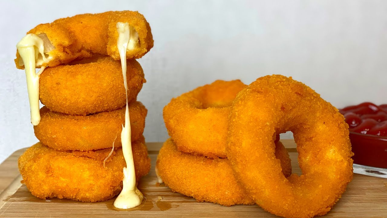 Mozzarella Onion Rings Best! Super Delicious YouTube