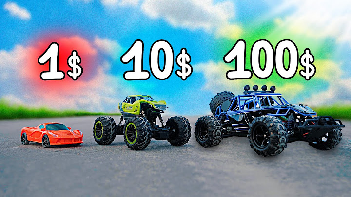 МАШИНКА НА ПУЛЬТЕ ЗА 1$ VS 10$ VS 100$