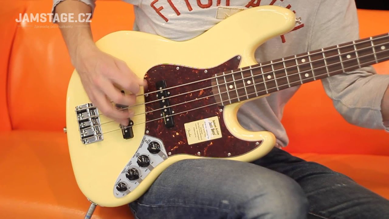 Fender Deluxe Active Jazz Bass - Vintage White (Jaryn Janek)