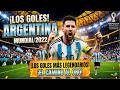 LOS MEJORES GOLES DE ARGETINA 2022 CAMPEON CON REACCIONES DEL 10!