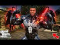Franklin Become Venom And Save Los Santos From Evil Superman | GTA 5 Mods