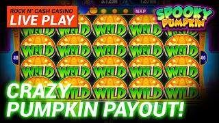 *LIVE PLAY* Trick or,,,Crazy Pumpkin Bonus! | Spooky Pumpkin Slot | Rock N' Cash Casino Official screenshot 1