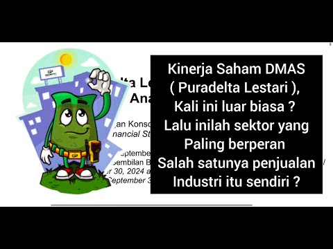 Inilah isi Laporan keuangan kuartal III 2024 Saham DMAS ( Puradelta ) #ihsg #investasi lo kheng hong