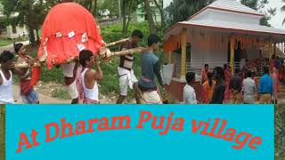 Near Bolpur Shantiniketan in Dharam Puja village