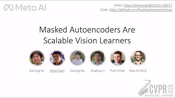 Masked Autoencoders Are Scalable Vision Learners | CVPR 2022