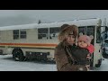 First Snowstorm | Our Bus Broke Down with baby