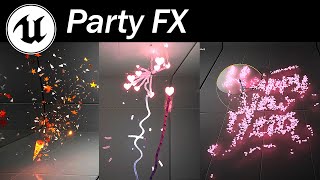 Unreal Party VFX | Niagara Fireworks