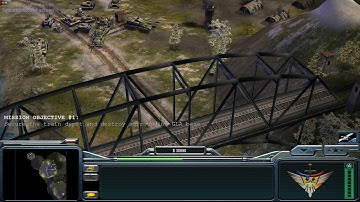 Command and Conquer : Generals - Zero Hour - USA Mission 1