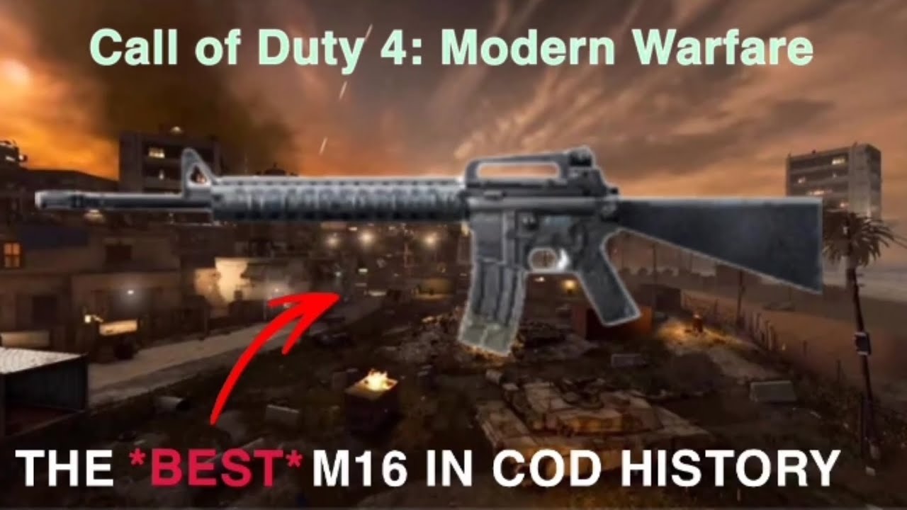 The *BEST* M16 in CoD History [Call of Duty 4: Modern Warfare Multiplayer] *No Commentary*