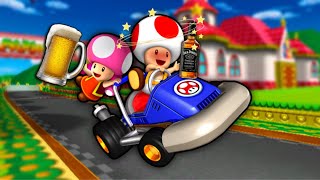Learning to Drink and Drive in Mario Kart