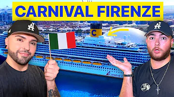 Boarding Carnival's NEWEST Ship! The Carnival Firenze