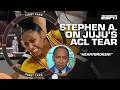 Stephen A. is 'heartbroken &amp; devastated' over JuJu Watkins' season-ending injury 😔 | First Take