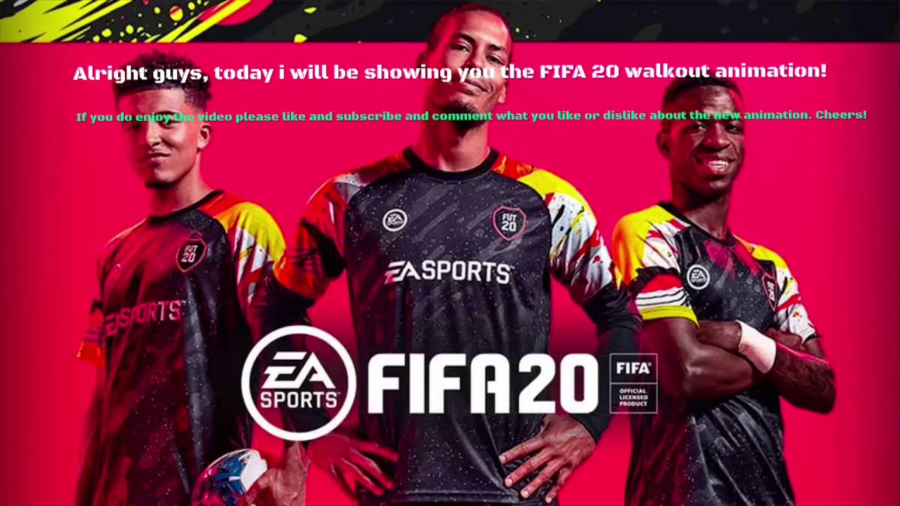 Fifa 20 Walkout Animation!