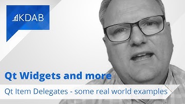 Qt Item Delegates - Some Real World Examples