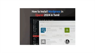 How to Install WordPress in cPanel 2024 | Tamil | @mkdiscoverer