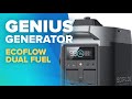 Ecoflow dual fuel smart generator charge delta max delta pro and power kits with propane or gas