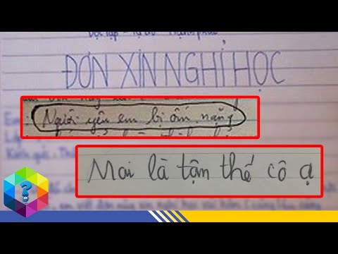 Video Cười Rớt Hàm Với Những Đơn Xin Nghỉ Học Bá Đạo Và Lầy... - youtube