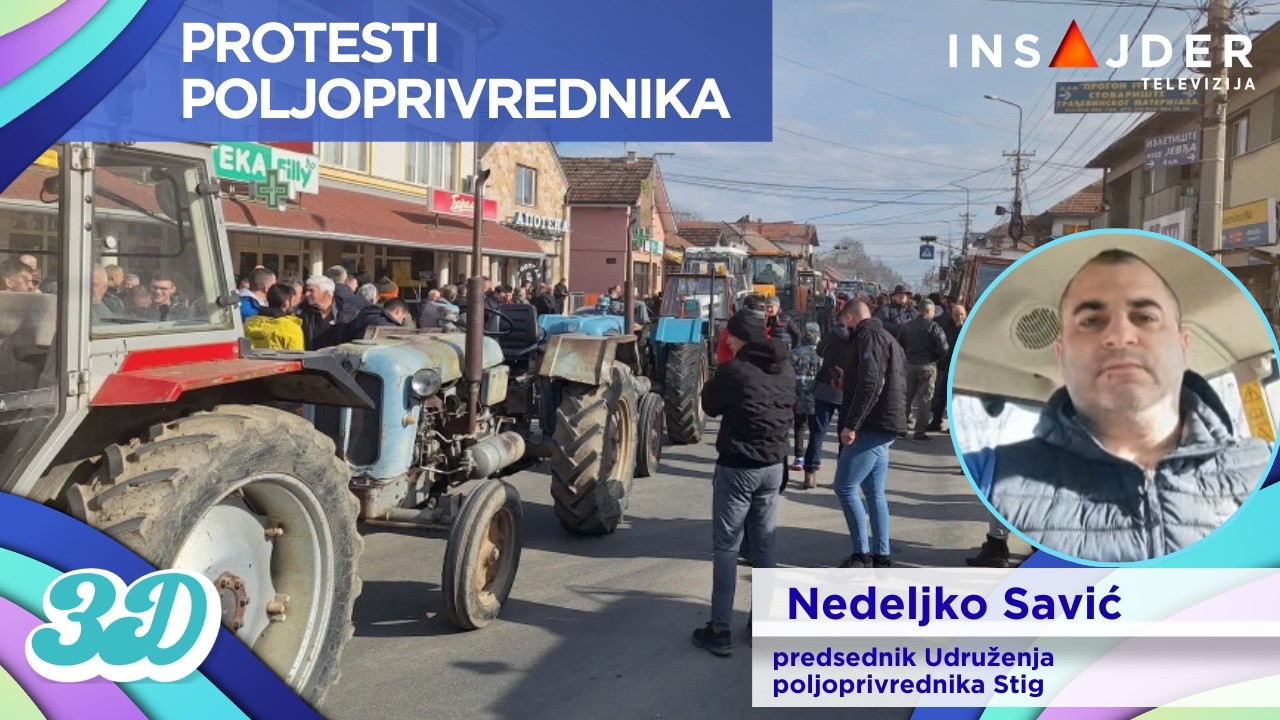 Poljoprivrednik Nedeljko Savić: Dijalog jedini izlaz, osuđujemo nasilje