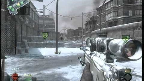 Call of Duty: Black Ops Across The Map No Scope S&D on  Berlin Wall