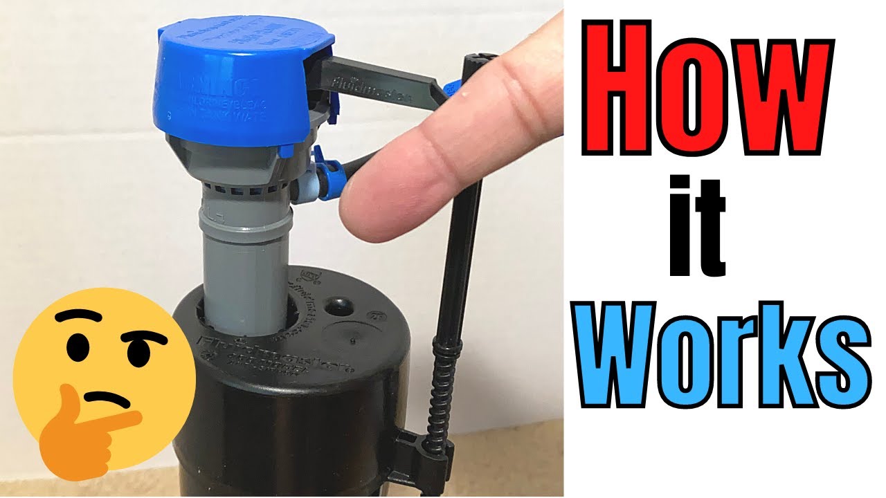 How Toilet Fill Valves Work | How to Fix a Toilet for Beginners - YouTube