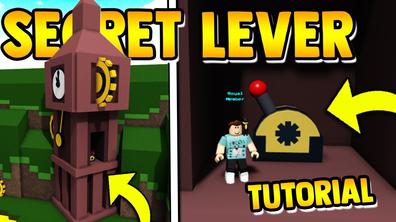 *secret* lever in clock tower!! new plushie build a