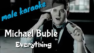Everything - Michael Buble (male karaoke akustik)