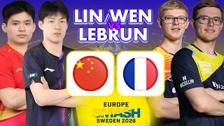 🔴 [LIVE] 🇨🇳 LIN SHIDONG - WEN RUIBO vs FELIX LEBRUN - ALEXIS LEBRUN 🇫🇷 / EUROPE SMASH SWEDEN 2026