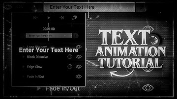 BLOCK DISSOLVE TEXT ANIMATION TUTORIAL \ - alight motion