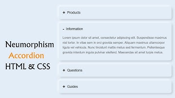 How To Make An Accordion Using HTML And CSS | Collapsible Content On Website