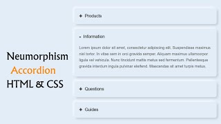 How To Make An Accordion Using HTML And CSS | Collapsible Content On Website
