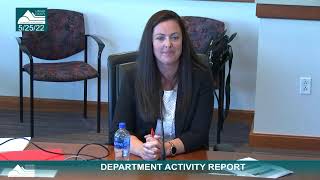 BOCC Work Session 5/25/22, 1:30 PM - Board of Social Services